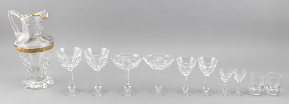 FORTY EIGHT PIECES OF MOSER STEMWARE 34fb37