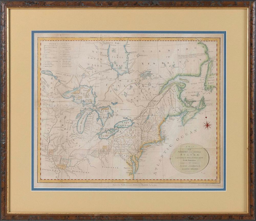 MAP OF THE NORTHERN AND MID ATLANTIC 34fbad