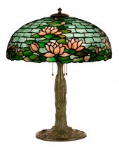 DUFFNER KIMBERLY WATER LILY LEADED GLASS
