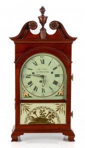 EXTREMELY RARE AMERICAN MUSICAL CLOCK,