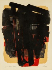 PIERRE SOULAGES (FRENCH, B. 1919) BROWN