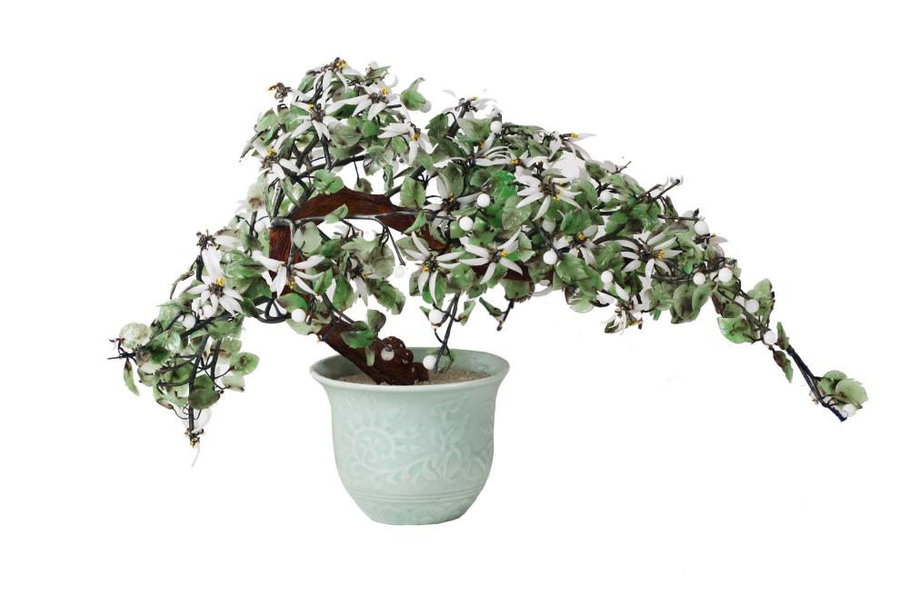 CHINESE POTTED MINERAL TREEWith 353903