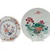 Two Chinese Porcelain Plates
the first