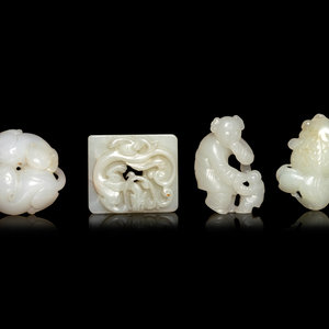 Four Chinese Pale Celadon and White 351da9