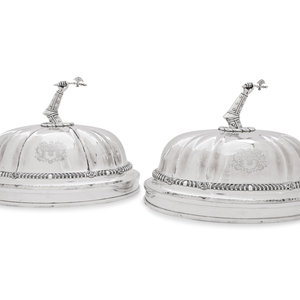 A Pair of Paul Storr Silver Mounted 351fff