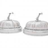 A Pair of Paul Storr Silver Mounted