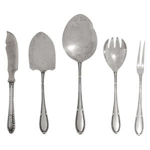 A Group of Continental Silver Flatware 35258a