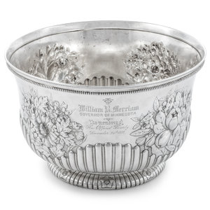 An American Silver Punch Bowl Presented 352699