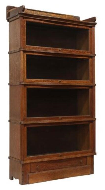 ENGLISH OAK FOUR STACK BARRISTER 355596