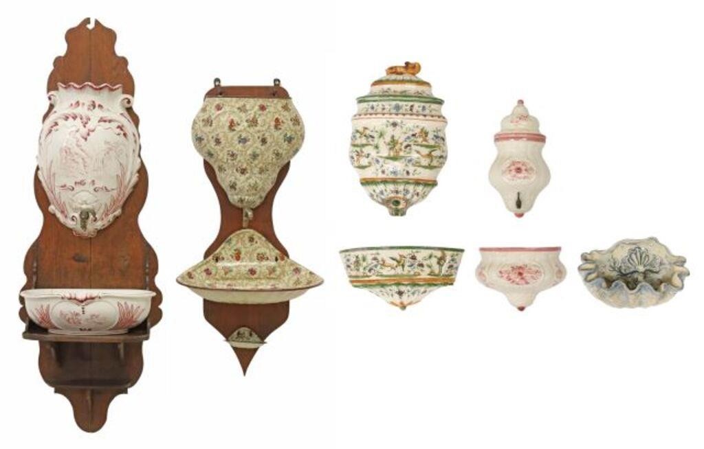  LOT FRENCH LAVABO WALL FOUNTAINS 35567a