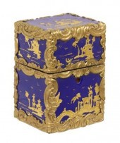 LADIES CHINOISERIE ENAMELED NECESSAIRE 3558af