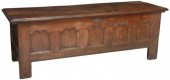 FRENCH PROVINCIAL CARVED OAK COFFER/