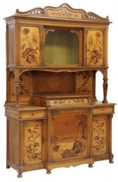 FRENCH ECOLE DE NANCY MARQUETRY 355d46