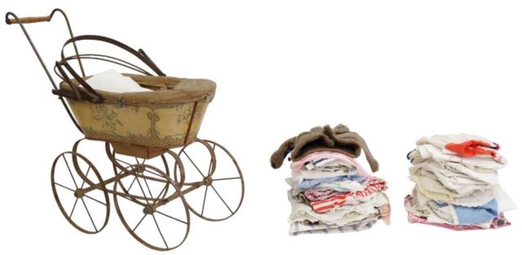  LOT ANTIQUE DOLL S CARRIAGE  356003