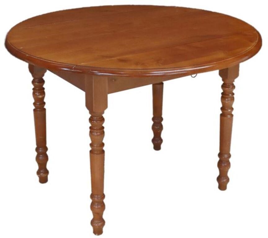 FRENCH FRUITWOOD DROP LEAF TABLEFrench 3561ae