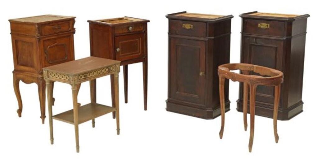  6 FRENCH NIGHTSTANDS LACKING 3563bf