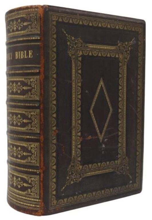 LEATHER BOUND ILLUSTRATED FAMILY 3567be