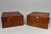 TWO VINTAGE SHIP’S SEXTANTS IN WOOD