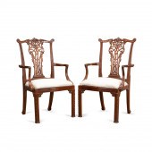 PAIR GEORGIAN CHIPPENDALE STYLE 354d35