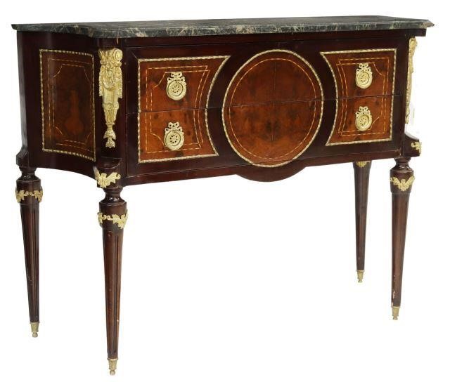 FRENCH LOUIS XVI STYLE MARBLE TOP 357990