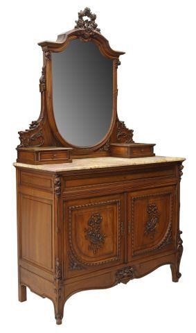 FRENCH LOUIS XV STYLE MIRRORED 357995