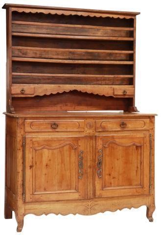 FRENCH PROVINCIAL FRUITWOOD VAISSELIER  357d26