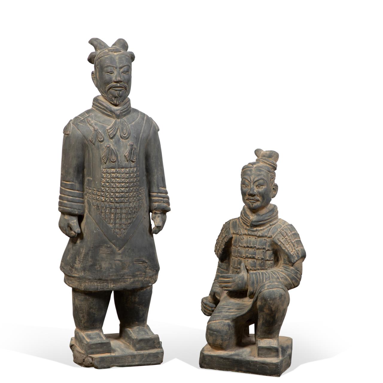 TWO CHINESE TERRACOTTA WARRIOR 358276