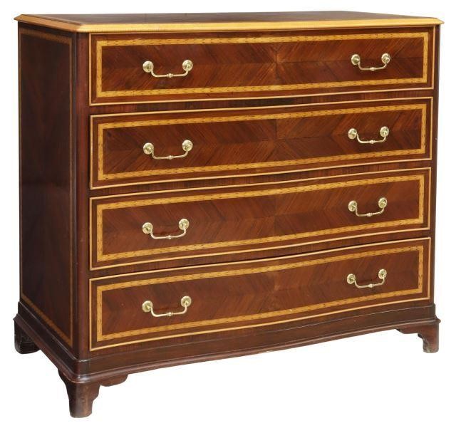 GEORGIAN STYLE ROSEWOOD CHEST OF 3583bb