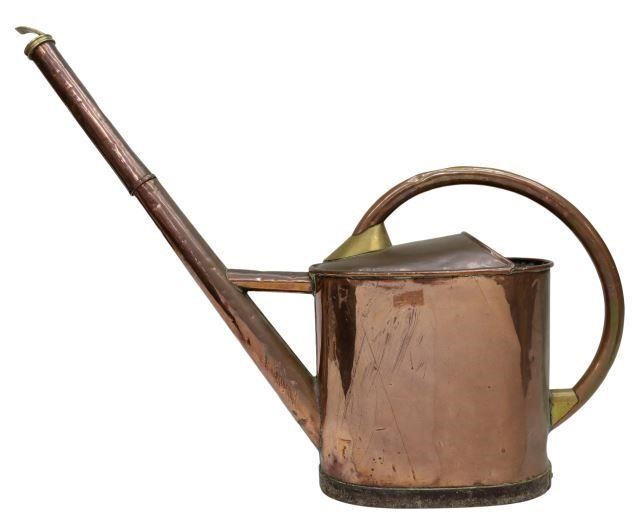 LARGE FRENCH COPPER BRASS WATERING 358457