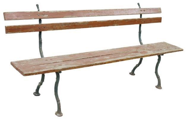 FRENCH PAINTED WOOD CAST IRON 3588e7