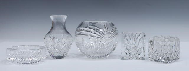  5 WATERFORD CRYSTAL VOTIVE POSY 358c02