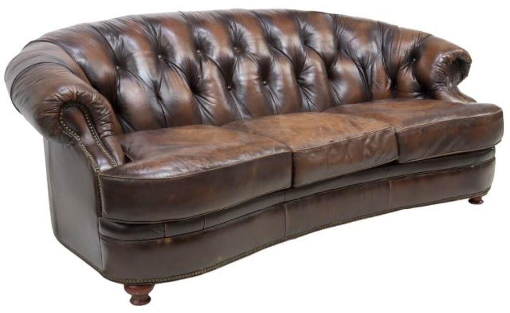 CHESTERFIELD STYLE BUTTONED BROWN 356870