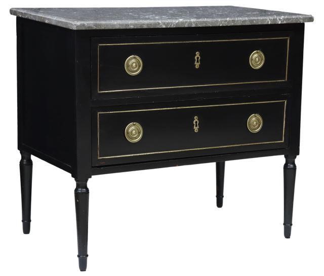 FRENCH LOUIS XVI STYLE MARBLE TOP 356d65