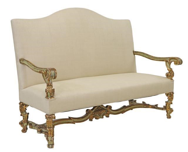 FRENCH LOUIS XIV STYLE UPHOLSTERED 35718a