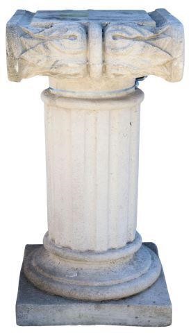LARGE CAST STONE IONIC FLUTED GARDEN 3573c4