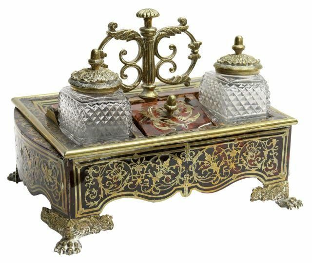 FRENCH NAPOLEON III PERIOD BOULLE 35a1d1