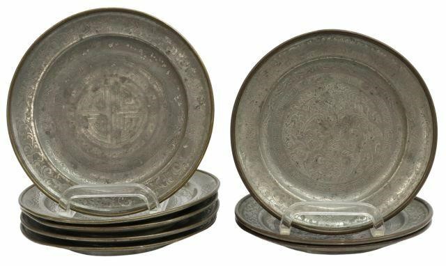  8 CHINESE SWATOW PEWTER SMALL 35a491