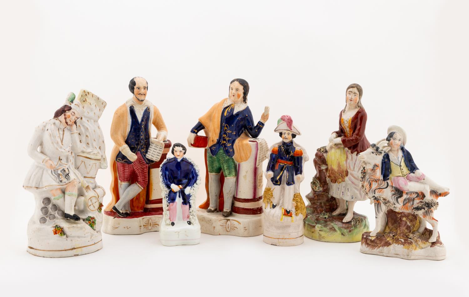 19TH C STAFFORDSHIRE FIGURES  35a662