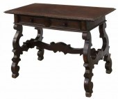 SPANISH BAROQUE STYLE LIBRARY TABLE 35ab73