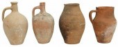 (4) COLLECTION OF EARTHENWARE JUGS(lot