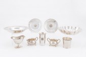 9PC, AMERICAN STERLING SILVER HOLLOWARE