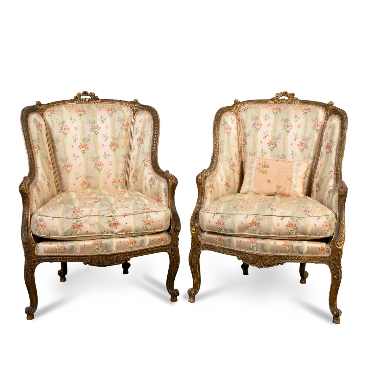 NEAR PAIR OF FRENCH PARCEL GILT 358f7d