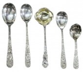 (11) KIRK & SON STERLING REPOUSSE SERVING