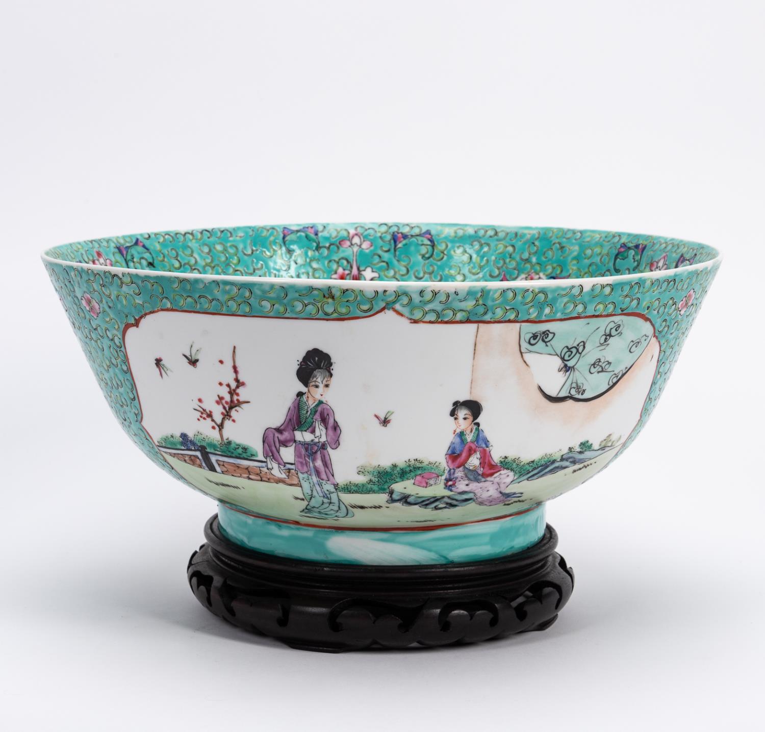 CHINESE PORCELAIN FAMILLE VERTE 35952a