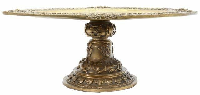 LARGE BRONZE OVAL TRAY CENTERPIECELarge 359a66