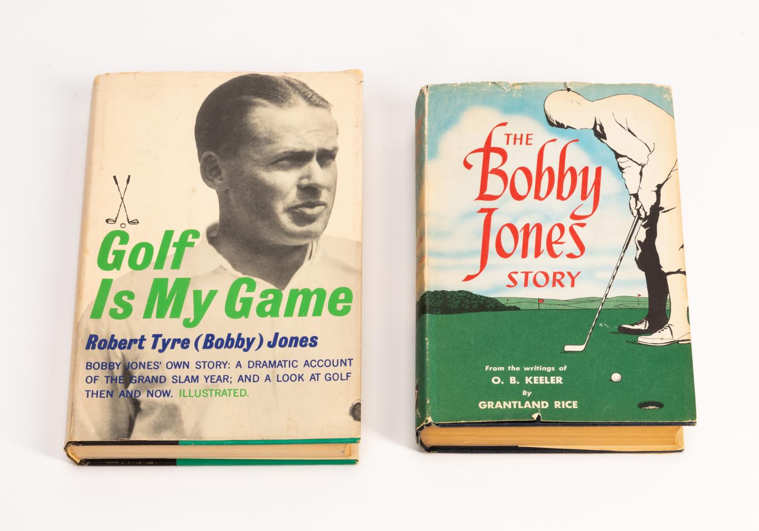 TWO BOBBY JONES BOOKS INCL ONE 359bf2