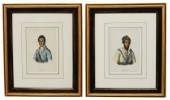 (2) MCKENNEY HALL INDIAN TRIBES NA LITHOGRAPHS(lot