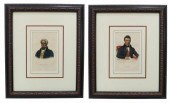 (2) MCKENNEY HALL INDIAN TRIBES NA LITHOGRAPHS(lot