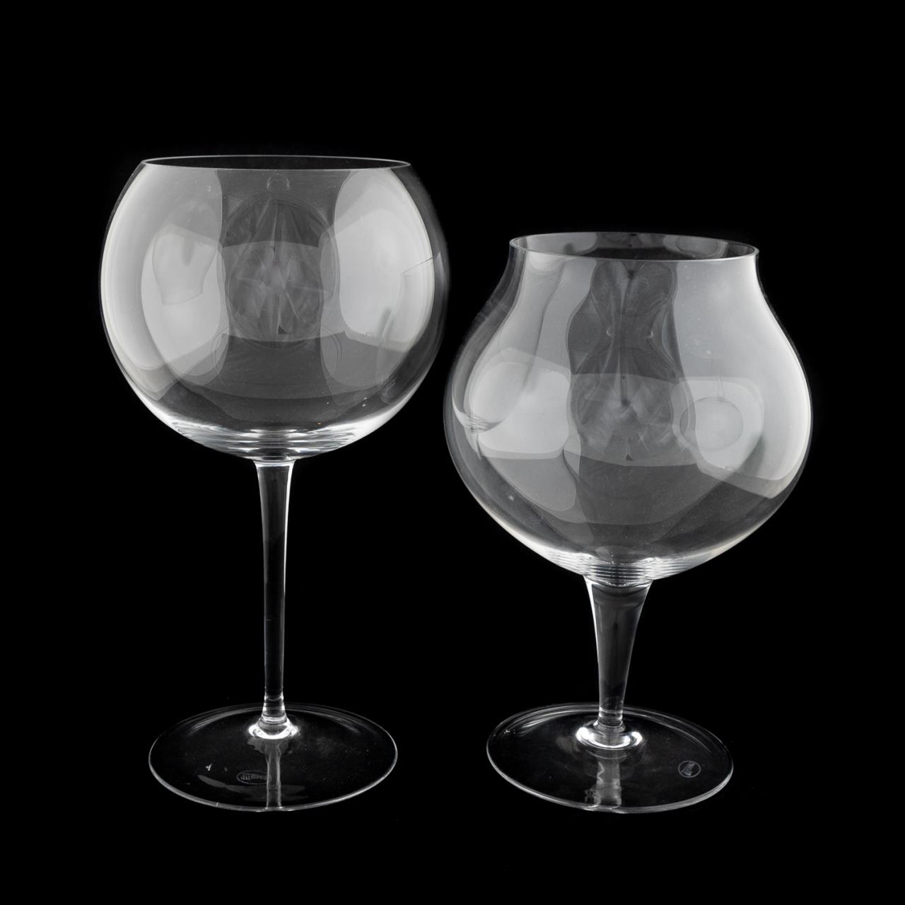GROUP OF TWO OVERSIZED MOSER GLASS 35c64b