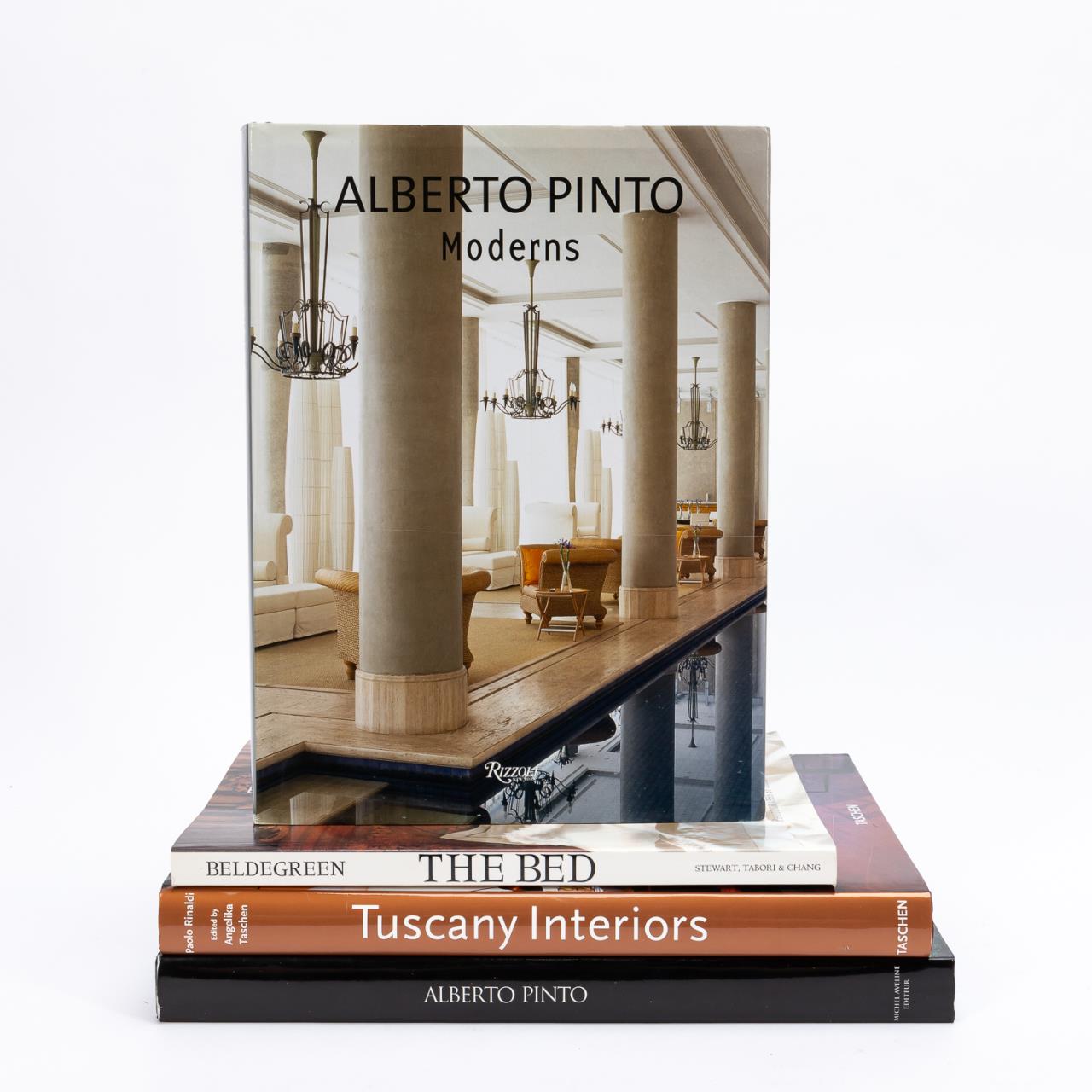 FOUR INTERIOR DESIGN BOOKS ALBERTO 35c7b9